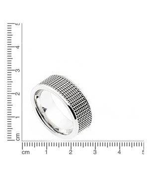 Zeeme Stainless Steel Ring Edelstahl glanz
