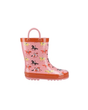 Cotswold Puddle Kinder Wasserdichte Gummistiefel zum Hineinschlüpfen