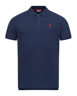 U.S. Polo Assn. Herren Basic Poloshirt kurzarm mit Stretchkomfort