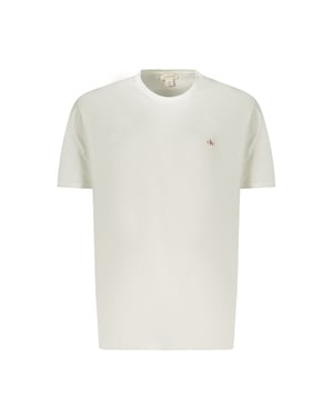 Calvin Klein Weiß Baumwolle Herren T-Shirt