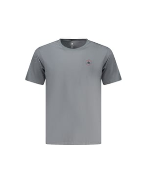 Converse Graues Baumwoll-Herren-T-Shirt