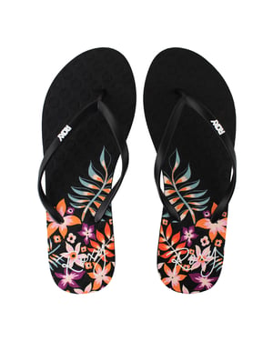 Roxy Viva Stamp II Damen Flip-Flops Schwarz