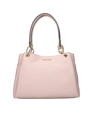 Michael Kors Leder-Schultertasche - Rosa
