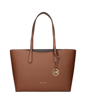 Michael Kors braune Leder-Umhängetasche