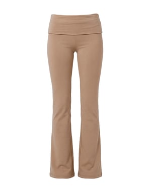 Fold Over Pants HELLBRAUN