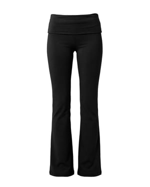 Fold Over Pants SCHWARZ