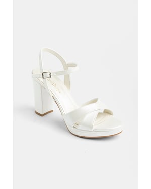Setto Slingback Braut High-Heel-Sandale