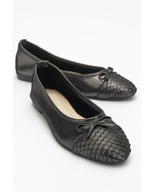 Copos Leder Schleife Kappe Ballerina