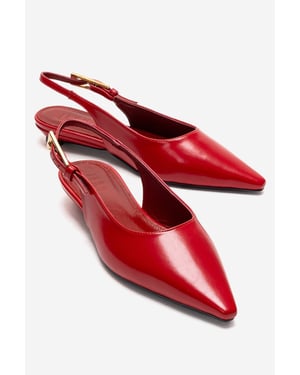 Jenna Slingback Pumps mit Spitzer Zehenpartie