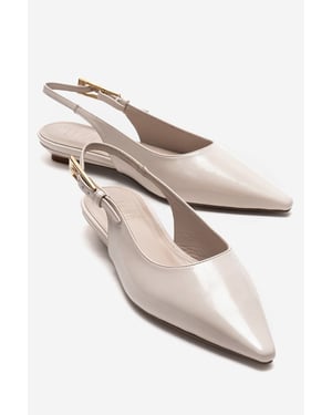 Jenna Slingback Pumps mit Spitzer Zehenpartie
