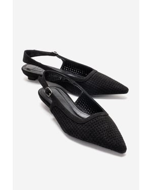 Aviva Slingback Spitzer Zehen Pumps