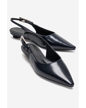 Jenna Slingback Pumps mit Spitzer Zehenpartie