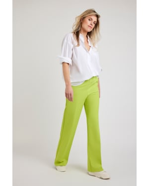 Corel Broek Lilly Weite Hose Grün