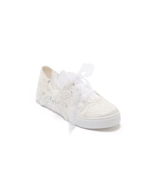Lora Braut Spitzen Sneaker