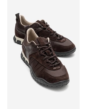 Fiera Leder-Mesh-Sneaker