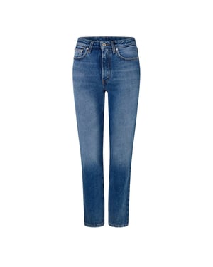 Damen Heron Preston Fünf-Taschen-Design Slim Jeans in Vintage Blau
