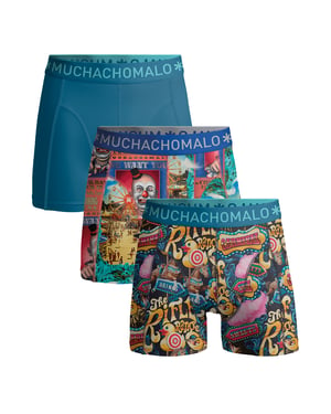 Muchachomalo Jungen Boxer Shorts - 3er Pack - Jungen Unterwäsche