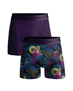 Muchachomalo Boxershorts aus Baumwoll-Modal für Herren – 2er-Pack – Herrenunterwäsch