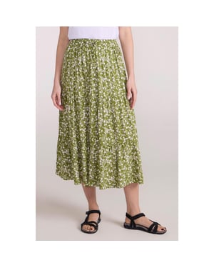 Mountain Warehouse - "Palermo" Midirock für Damen (Khakigrün)