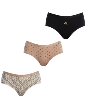 Pack-3 Los New York Culottes mit Innenteil D4C20