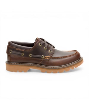 CAT (Caterpillar) Herren-Lederstiefel, hellbraun, niedrig geschnitten - Colorado Boat Lo