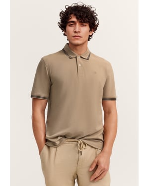 Bugatti Herren Poloshirt Modern Fit aus reiner Baumwolle