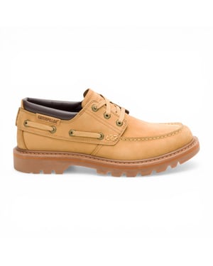 CAT (Caterpillar) Herren-Lederstiefel, honigbraun, niedrig geschnitten - Colorado Boat Lo