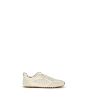 Tory Burch Beige Polyester Sneakers