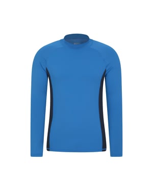 Mountain Warehouse - Hautausschlagschutz für Herren Langärmlig (Leuchtendes Blau)