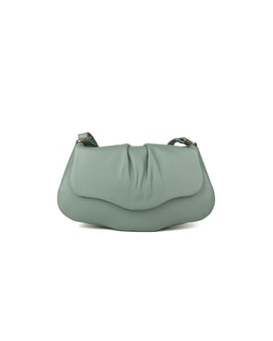 Giulia Monti Schultertasche Hellgrün