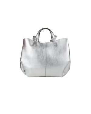 Giulia Monti Shopper Tasche Silber