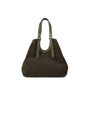 Giulia Monti Tote Bag Militärgrün