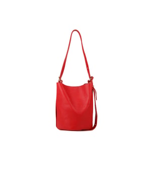 Giulia Monti Bucket Bag Klassisch Rot