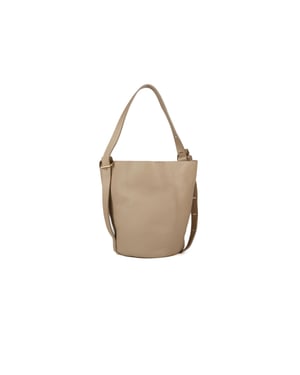 Giulia Monti Bucket Bag Grau Beige