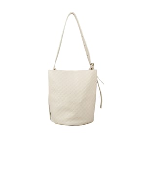 Giulia Monti Bucket Bag Helles Beige