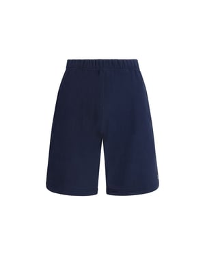 Kenzo Blaue Baumwoll-Bermuda-Shorts