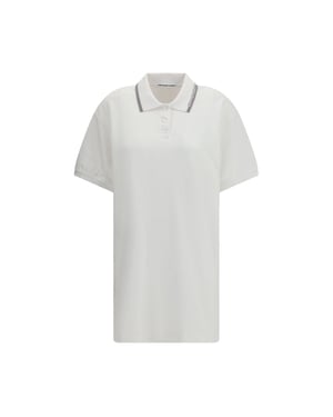 Alexander Wang Weißes Baumwoll-Casual-Kleid