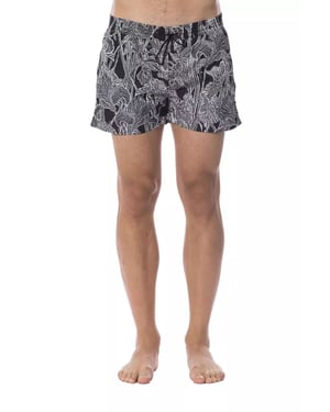 Roberto Cavalli Sport Schwarz Polyester Herren-Badebekleidung