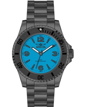 Invicta Specialty 69716 Herrenarmbanduhr - Quartz Uhrwerk - Edelstahl mit blauem Zifferblatt - 40 mm