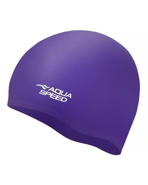 Damen Langhaar Schwimmhaube | Extra Platz Weiche Silikon Bequeme Passform Schwimmhaube