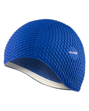 Damen Bombastische Schwimmhaube | Lange Haare Weiche Latex Bequem-Fit Haube