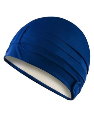 Damen Bequeme Stoff-Schwimmhaube | Turban-Stil Leichte Schwimmhaube