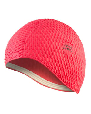 Damen Bombastische Schwimmhaube | Lange Haare Weiche Latex Bequeme Passform Haube