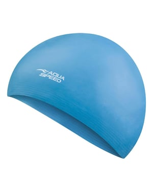 Unisex Erwachsene Soft Latex Schwimmkappe | Bequeme elastische flexible Kappe