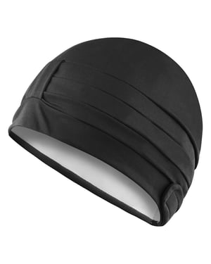 Damen Bequeme Stoff-Schwimmhaube | Turban Stil Leichte Schwimmhaube