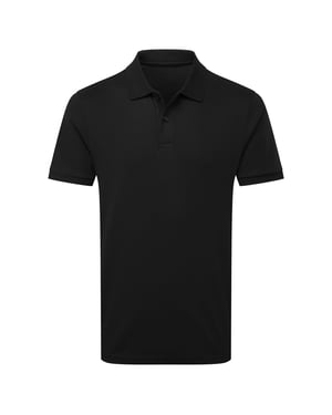 Asquith & Fox - "Premium" Poloshirt für Herren, Mercerisierte Baumwolle (Schwarz)