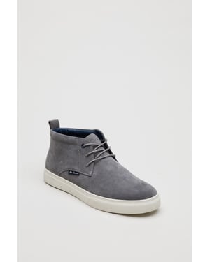 Ben Sherman Parkway Wildleder Herren Stiefel in Grau