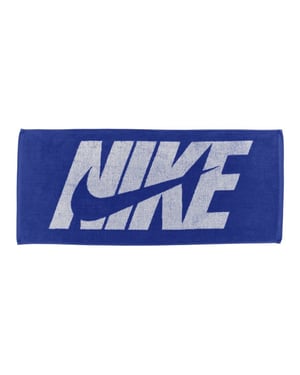 Nike - Handtuch, Jacquard, Bildlich, Training (Blau bedruckt)