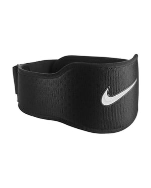 Nike - "3.0" Trainingsgürtel für Herren/Damen Unisex, Logo (Schwarz)