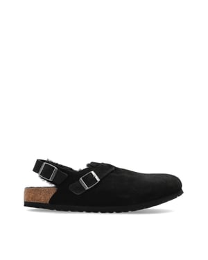 Tokio Shearling Wildleder-Mules